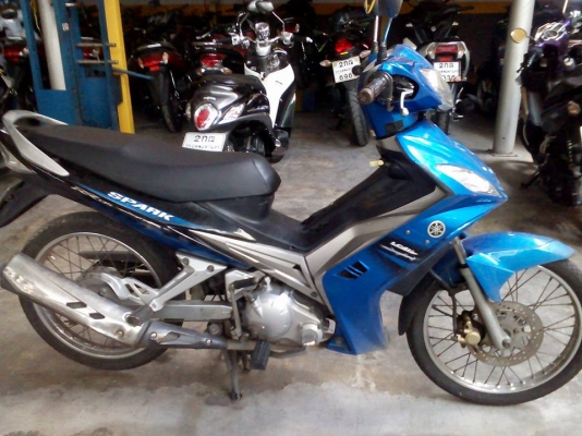 ขาย YAMAHA SPARK 135 R ปี 49 มีครัชมือ เครื่องดีไม่หลวม ภายนอกมีรอยล้มด้านขวา,เล่ม+เอกสารพร้อมโอน ขาย YAMAHA SPARK 135 R ปี 49 มีครัชมือ เครื่องดีไม่หลวม ภายนอกมีรอยล้มด้านขวา,เล่ม+เอกสารพร้อมโอน