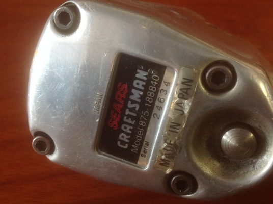 ขายบล็อคลม Vintage Craftsman Japan 1/2" ปรับระดับแรงลมได้ 4 ระดับ