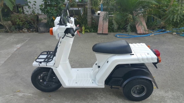 Honda gyro x50cc สตาร์ทมือ สีใหม่