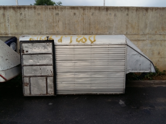 ขายหลังคากะบะตอนเดียว อลูมีเนียม มีฝาปิดท้ายเรียบร้อย