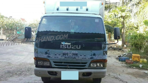 รถบรรทุก 6 ล้อ ตู้แห้ง ISUZU NPR รุ่น NPR66LX5T ปีจดทะเบียน 2539