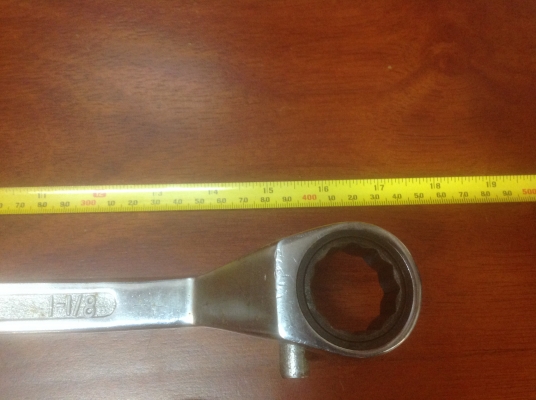 ขายประแจแหวนเป็นก๊อกแก๊กในตัว 12 เหลี่ยม สำหรับใช้งานหนัก ขนาด 3/8"-1 1/8" ตัวใหญ่ๆ หนาๆ หนักๆ