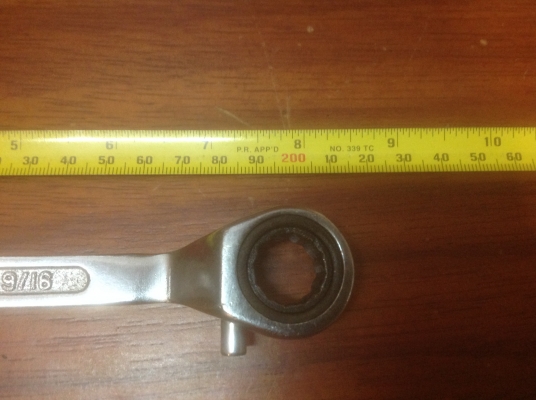 ขายประแจแหวนเป็นก๊อกแก๊กในตัว 12 เหลี่ยม สำหรับใช้งานหนัก ขนาด 3/8"-1 1/8" ตัวใหญ่ๆ หนาๆ หนักๆ