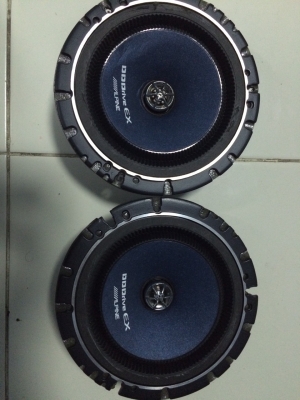 ลำโพงAlpine DOS-162E 2ทาง 6.5นิ้ว 160W โครงหล่อ แม่เหล็กนีโอ เสียงกลางแหลมชัด เบสนุ่ม Made in Japan มือ2 ญี่ปุ่น