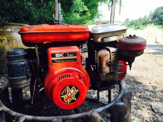 เครื่องสูบน้ำ 6 แรง พร้อมปั๊ม สภาพ ใช้งานได้ปกติ