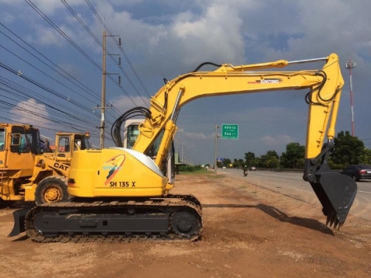 ขายรถแบคโฮ SUMITOMO SH135X-2 สภาพสวยพร้อมใช้งาน รถนอกนำเข้าจากญี่ปุ่น มีVDOการทำงานครับ