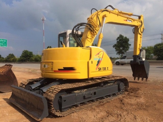 ขายรถแบคโฮ SUMITOMO SH135X-2 สภาพสวยพร้อมใช้งาน รถนอกนำเข้าจากญี่ปุ่น มีVDOการทำงานครับ