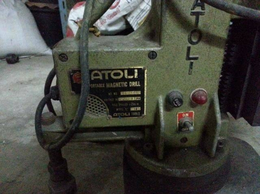 ขายสว่านแม่เหล็กยี่ห้อ ATOLI ขนาดดอกสว่าน 2-25mm. ขายสว่านแม่เหล็กยี่ห้อ ATOLI ขนาดดอกสว่าน 2-25mm.