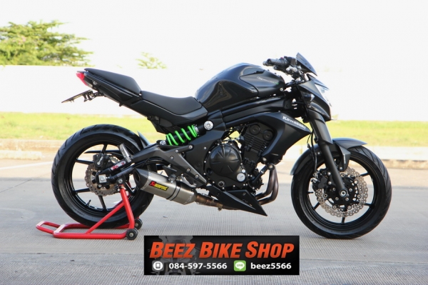 ขาย Kawasaki ER650 ABS รุ่นปี 2014 สภาพป้ายแดงวิ่งน้อย ทะเบียนพร้อมโอน