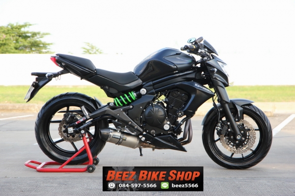 ขาย Kawasaki ER650 ABS รุ่นปี 2014 สภาพป้ายแดงวิ่งน้อย ทะเบียนพร้อมโอน