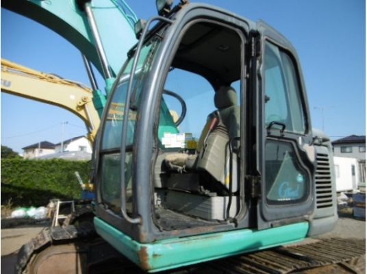 รถขุดเก่าญี่ปุ่น Kobelco SK135SR-1ES YY04 พร้อมไลน์หัวกระแทก