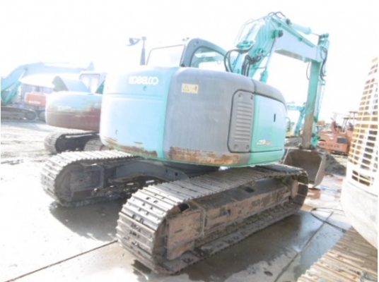 รถขุดเก่าญี่ปุ่น Kobelco SK135SR-1ES YY04 พร้อมไลน์หัวกระแทก