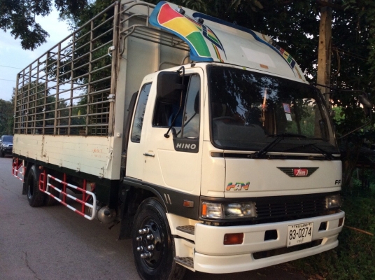 HINO6ล้อ (FF3H)195 แรง ยาว 7.2ม.เครื่องดี ยางดี ครัทซีสวย แอร์พร้อม กระจกไฟฟ้าขาย 650,000 บาท (ศุภากร 081-1903107 , 081-4252943)