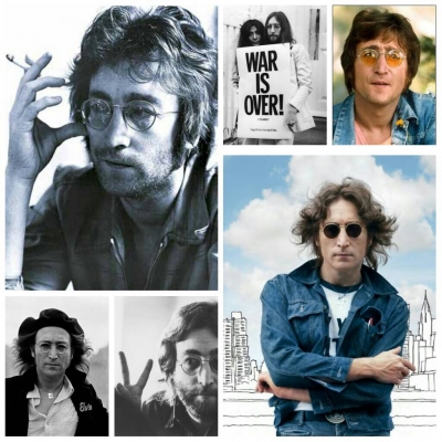 แว่นตาวินเทจโกลด์ฟิลด์ ALTAN GF./John Lennon made in England