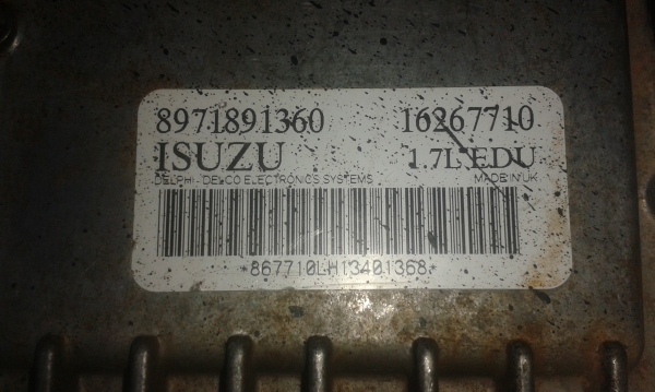 ecm  ecu ISUZU  ดาก้อน  D-MAX กล่องเครื่อง TURBO 3000