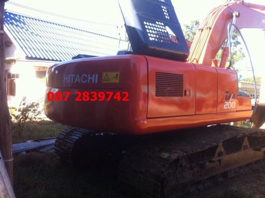ขายรถแบคโฮ Hitachi ZX 200-1 เอกสารเล่มทะเบียน 13,XXX ชม.