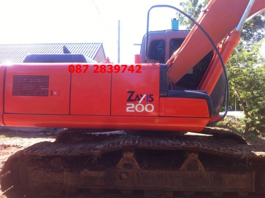 ขายรถแบคโฮ Hitachi ZX 200-1 เอกสารเล่มทะเบียน 13,XXX ชม.