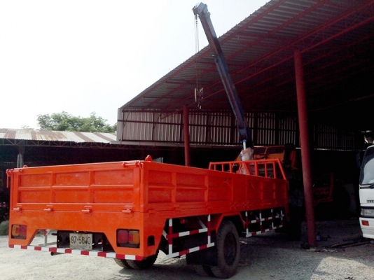 ขายรถบรรทุกหกล้ออีซูซูร็อคกี้ FTR11NY รถห้าง ปี35 เครื่อง 165 แรงม้า ติดเครนทอนาโดท้องวีZ 360 ตัน 4 
