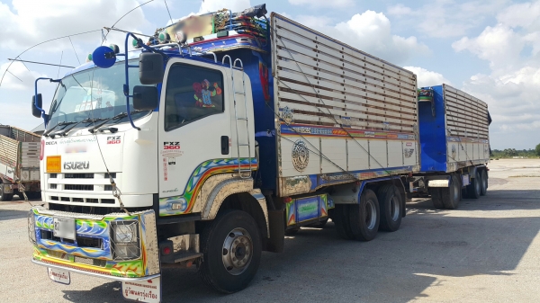 ขายรถพ่วง 22 ล้อ แม่.ลูก กระบะเนียมคอกเกษตรดั้ม อู่.พงษ์ไพบูรณ์ ISUZU 360 ปี.ธ.ค.55 รถสวย วิ้งน้อย ราคา.2950000 ต่อรอง มี.2 พ่วง สนใจรีบจองด่วน