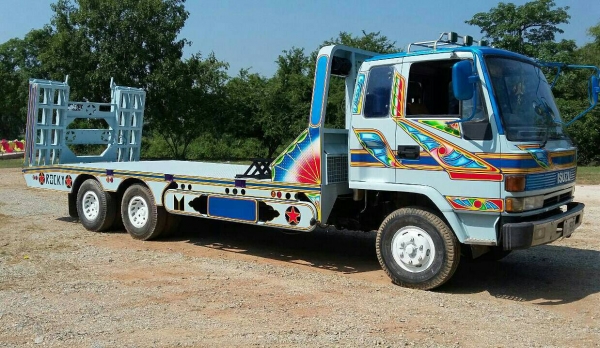 สิบล้อ อีซูซุ ร็อค195 สโลส 2เพา ท้ายลาก รถเกียว หางไฮโลริส สภาพสวยกริบพร้อมใช้ ทะเบียนพร้อมโอน