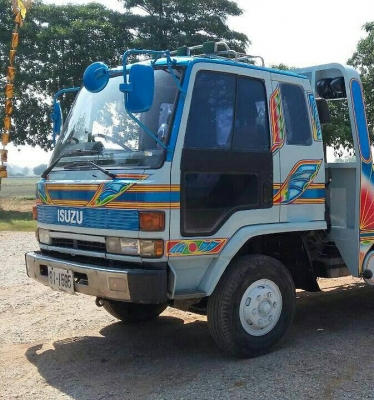 สิบล้อ อีซูซุ ร็อค195 สโลส 2เพา ท้ายลาก รถเกียว หางไฮโลริส สภาพสวยกริบพร้อมใช้ ทะเบียนพร้อมโอน