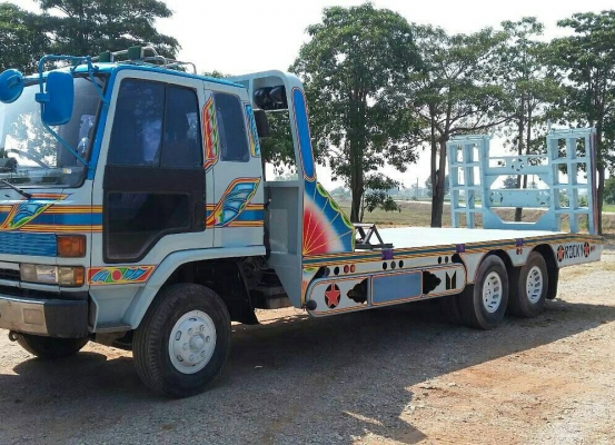 สิบล้อ อีซูซุ ร็อค195 สโลส 2เพา ท้ายลาก รถเกียว หางไฮโลริส สภาพสวยกริบพร้อมใช้ ทะเบียนพร้อมโอน