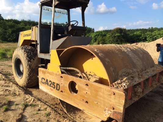 รถบดสั่นสะเทือน2เพลา DYNAPAC CA25D...รถสวย พร้อมใช้..สภาพดีมาก