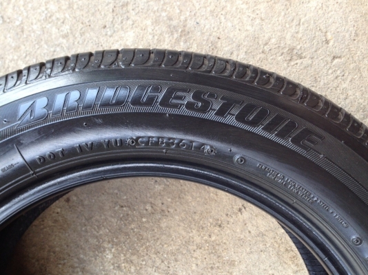 ยางBRIDGESTONE 175 65R15ลงพื้นปลายปี2014สวยมากดอกเยอะ ถูกสุดๆ