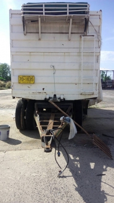 ขาย หางพ่วงไม่ดั้มคอกเกษตร ยาว7เมตร ลูกสามเพลาแท้ เอกสารเล่มทะเบียน