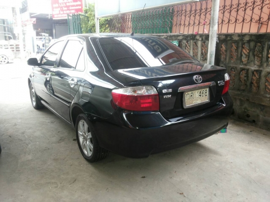 รถเก๋ง TOYOTA VIOS ปี 2003 เกียร์ออโต้ ไฟฟ้า AIRBAG ราคา 150,000 บ.