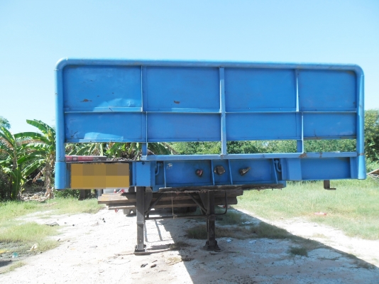 ขายด่วน!!! หางพื้นเรียบ 3 เพลา ยี่ห้อพนัสมาวิน (มีระบบยกล้อ) -- สนใจติดต่อ คุณตั้ม 081-9512529