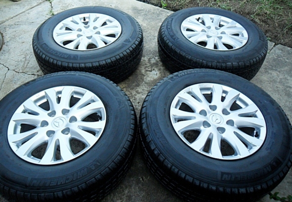 แม็กกระบะขอบ17- 6รู139 พร้อมยาง มิชลิน265-65-17ดอกหนา(4ล้อ 6,900)