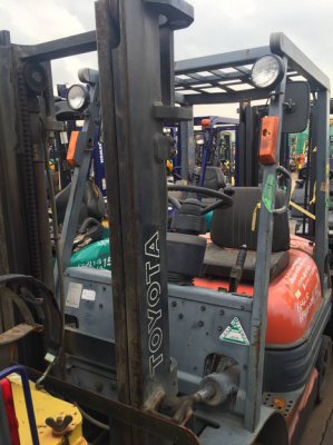 ***ขายถูก*** Forklift Toyota 1.5 ตัน 6FG15 เครื่องยนต์ เบนซิน เสา 3 เมตร นำเข้าจากญี่ปุ่น