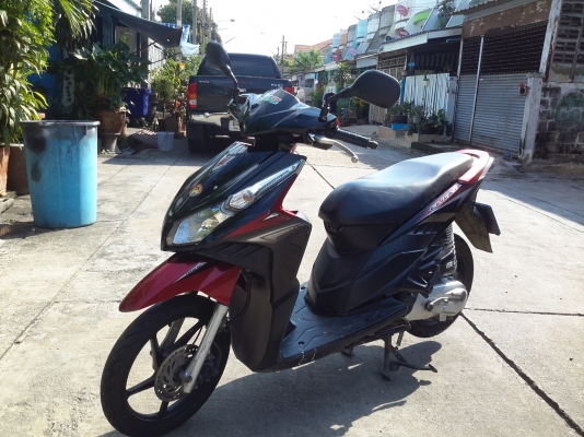 ขายฮอนด้าคลิกไอ ปี54ล้อแม็ก ไมล์ขาว