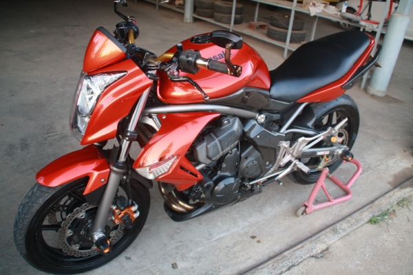 ขาย KAWASAKI  ER6N 650 ปี2009 แต่งครบ  113000