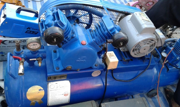 ปั้มลมพูมา2หัวมอเตอร์มิสซู1แรง