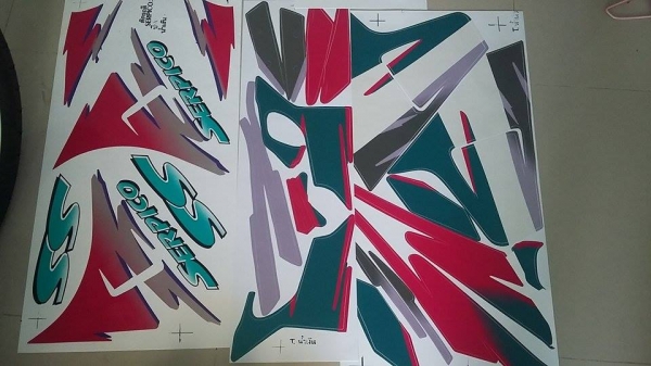 สติกเกอร์ KR SERPICO  Victor