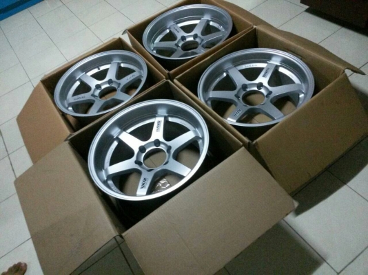 ขายล้อแม็กพร้อมยาง te 37 ก้านตรงขอบ 18 6ู