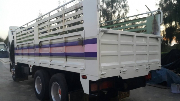 ขายสิบล้อเพลาเดียวกะบะล่องเมกก้า 220แรงปี50 รถสวยน่าใช้กะบะยาว6.20 กว้าง2.45 สูง1.45 ความสูงทางเราต่อให้ได้คับ ขายสิบล้อเพลาเดียวกะบะล่องเมกก้า 220แรงปี50 รถสวยน่าใช้กะบะยาว6.20 กว้าง2.45 สูง1.45 ความสูงทางเราต่อให้ได้คับ