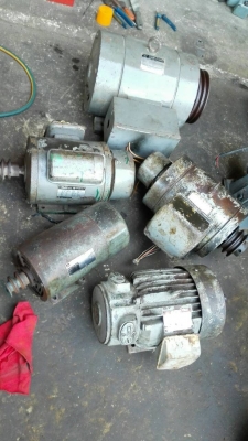 ****** Sold Out!! ******  มอเตอร์ 220V. 2 สาย ไฟบ้าน วิ่งเงียบทุกตัว ไม่ทำสีเน้นเดิม!!