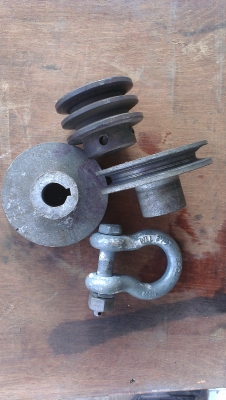 ขายมู่เล่ย์สายพาน + ห่วงหิ้วเครื่องจักร