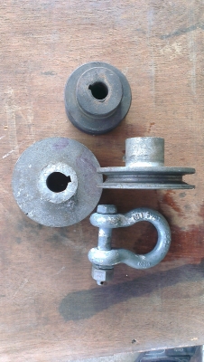 ขายมู่เล่ย์สายพาน + ห่วงหิ้วเครื่องจักร