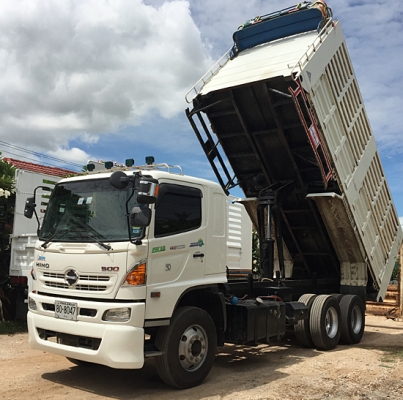 ฝากขาย HINO 344 QDR HiSpeed เบรคลม เซ็นทรัลล็อค เบาะทูโทน ปี 56 กระบะเหล็ก ดั้มเกษตรคอกสูง มีระบบลากพ่วง