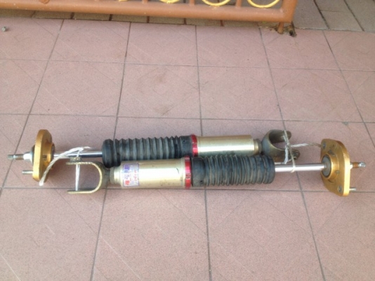 โช้คเเต่ง JIC สไลดกระบอกได้มีปรับหนืดเก่าญี่ปุ่นไม่ทราบรุ่นเดิมๆเเห้งๆคู่ละ