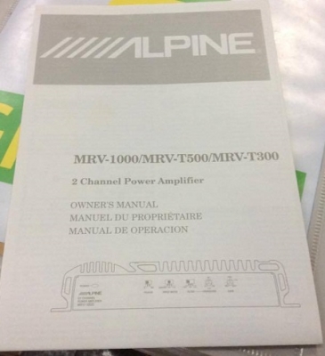 ALPINE MRV-T500 ALPINE MRV-T500