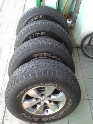ล้อVigo + Yoko AT 265/70/16 ปี10 สภาพดี 1ชุด