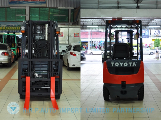 ขายรถโฟล์คลิฟท์มือสอง TOYOTA รุ่น 8FG15-10022 ราคา 245,000 บาท นำเข้าจากประเทศญี่ปุ่น 100\% ไม่เคยใช้งานในไทย