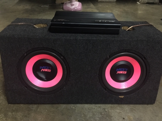 ลดๆ 3000 รับเอง 3300 ส่งเอกชน ตู้ Sub 10 นิ้ว + AMP MGT Power เก่าญี่ปุ่น