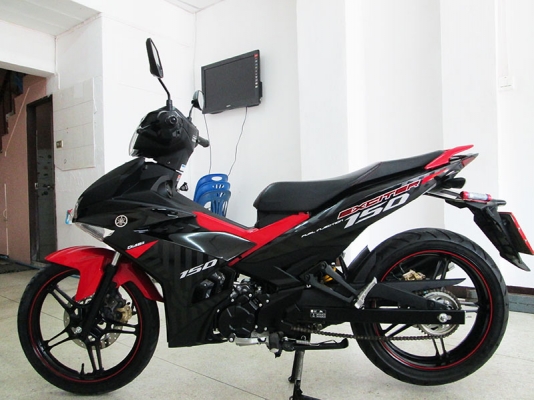 ขาย Yamaha Exciter 150 ปี 2015 ไมล์แท้ 2918 กม แรงด้วยขุมกำลัง 150 CC สภาพสวยเดิมๆ เครื่องแน่ๆ สีแดง ดำ ราคา 52900 บาท