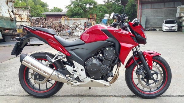 CB500F 600 กิโล ปลายปี 2014 ไม่ล้ม ชน แปะ ต่อรองได้ครับ